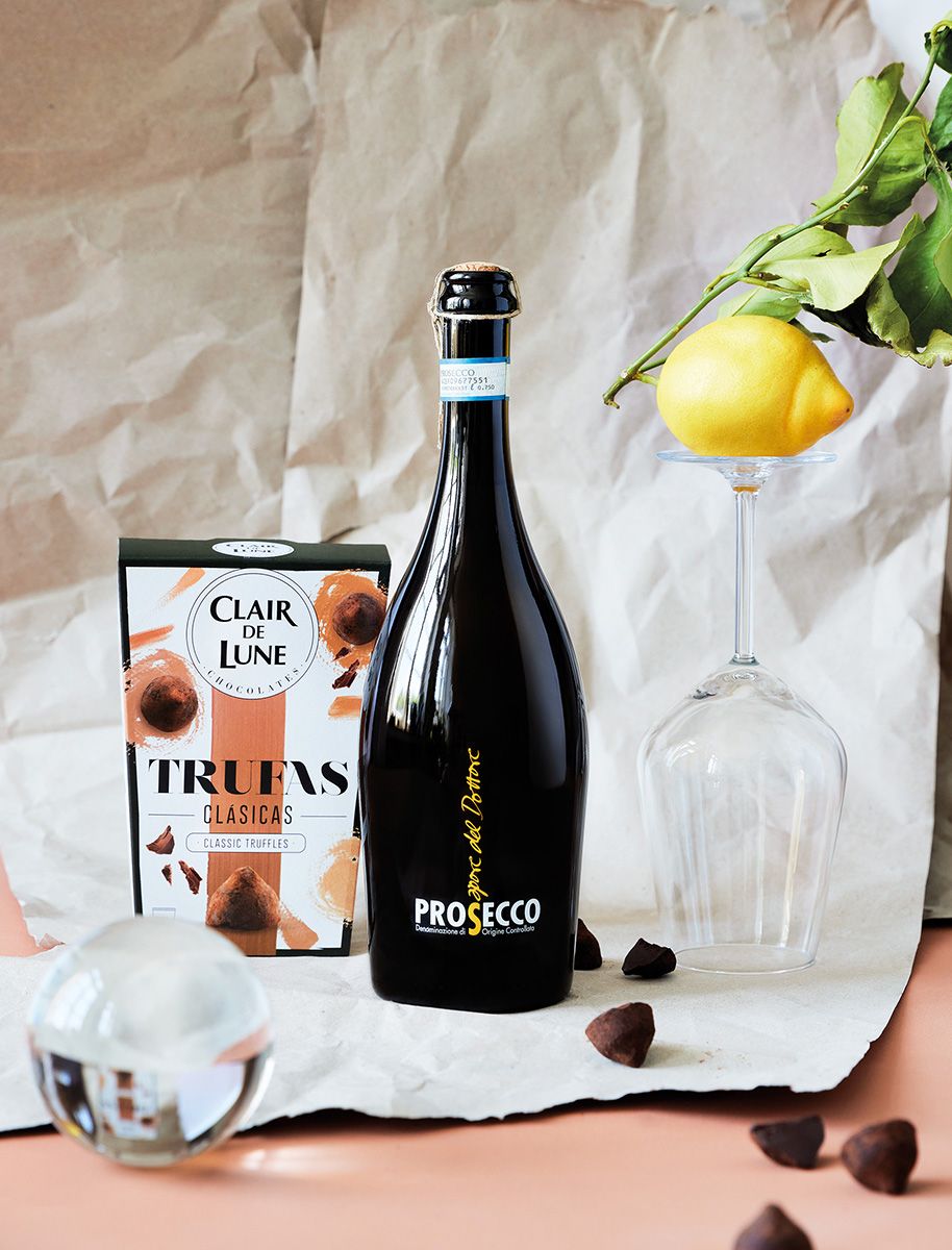 Geschenkbox Prosecco & Trüffel